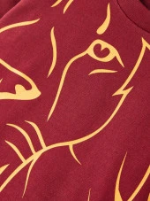 Galatasaray Orijinal Aslan Baskılı Kırmızı Sweat - 3