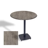 Egos Werzalit Yuvarlak Masa 80cm - Kahve Oxid - 1