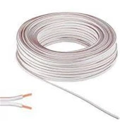 Onli 2x0,75mm Şeffaf CCA 100 Metre Hoparlör Kablosu - 1