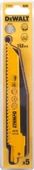Dewalt DT2351 Ahşap Kesim Tilki Kuyruğu Testere Bıçağı Ahşap,Plastik 5 Adet - 1
