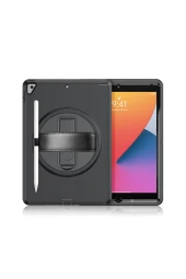 Qpen  iPad  10.5  inç Uyumlu Hand Strap Tablet Kılıfı thumbnail 2