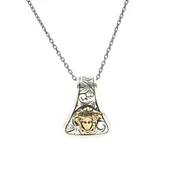 925 Ayar Gümüş Medussa Kafası Erkek Kolye thumbnail 2