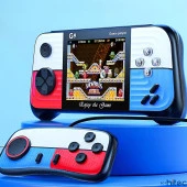 ScHitec G9 Retro 3.0 inç Tv Bağlanan 2.Joystickli Oyun Konsolu Kırmızı (666 Klasik Oyunlar) - 2