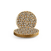 Leopar Desen Pasta Tabağı 20 cm - 3