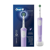 Oral-B D103 Vitality Pro Cross Action Lila Şarjlı Diş Fırçası - 1