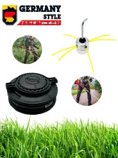 Germany Style Tırpan Otomatik Misina Sarmalı Başlık Ve Örümcek Başlık İkili Set - 1