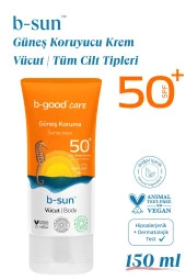 b-good care Yetişkin Güneş Kremi SPF 50+ Vücut için 150 ml thumbnail 5
