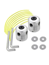 Germany Style Tırpan Otomatik Misina Sarmalı Başlık - Örümcek Başlık-Misina Üçlü Set - 3