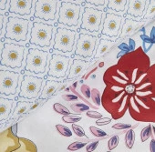 Karaca Home Persly Mavi %100 Pamuk Çift Kişilik Nevresim Takımı - 5