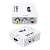 FULLY G-537O HDMI TO RCA MİNİ MODEL 1920X1080 PLASTİK KASA ÇEVİRİCİ KONVERTÖR - 2