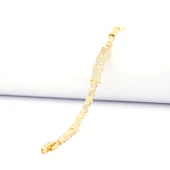 Altın Kaplama Zirkon Taşlı Kadın Bileklik BLK-1037 thumbnail 1