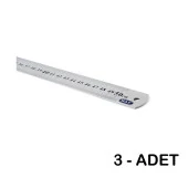 Mas 2350 Çelik Cetvel 50cm - 3 Adet - 1