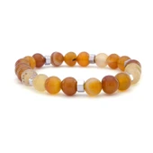 Akik Doğal Taş Erkek Bileklik EBLK-376 - 1