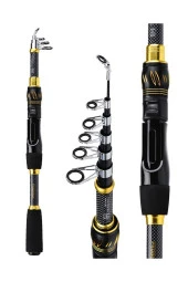 Teleskobik Spin Olta Kamışı 2.10 cm 5-20 Gr. Sahte Yem Rapala Atarlı Lrf Kamışı - 1