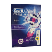 Oral-B Pro 750 3D White Pembe Şarjlı Diş Fırçası - 1