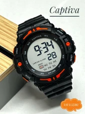 Captiva Büyük Kasa 3 Atm Digital Seri Alarm-Kronometre-Aydınlatma Özellikli Erkek Kol Saat CPK.NSX05 - 1