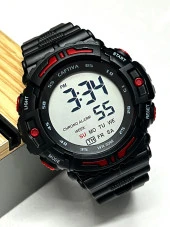 Captiva Büyük Kasa 3 Atm Digital Seri Alarm-Kronometre-Aydınlatma Özellikli Erkek Kol Saat CPK.NSX06 - 1