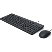 Hp 150 Kablolu Klavye Mouse Seti Türkçe Siyah 240J7AA - 3