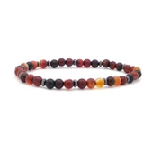 Kırmızı Akik Doğal Taş Erkek Bileklik EBLK-383 - 1