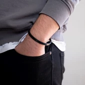 Siyah Vida Model Çelik Kelepçe EBLK-469 thumbnail 2