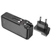 Coofbe Dahili Type-C Kablolu Ve İphone Kablolu 22.5W 10000 Mah Powerbank Ve Priz Girişli Şarj Cihazı - 5