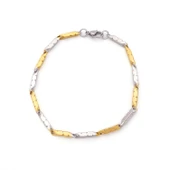 Çift Renkli Lazer Model Erkek Bileklik EBLK-513 thumbnail 1