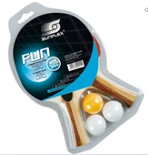 Sunflex FUN P.P. 2 Raket + 3 Top Masa Tenisi Seti 20111 - 1