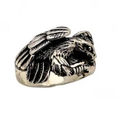 Kartal Figürlü Gümüş Yüzük 240053205G08Y thumbnail 1