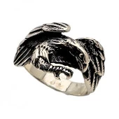 Kartal Figürlü Gümüş Yüzük 240053205G08Y thumbnail 3