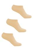 3 lü Kadın Bambu Görünmez Pilates Çorap Kaydırmaz Noktalı Dikişsiz - 11