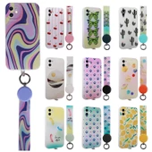 iPhone 11 Uyumlu  Uyumlu KılıfDesenli El Askılı İpli Arte Silikon Kapak - 2