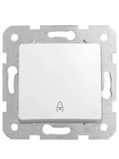 Viko Linnera Zil Anahtarı Beyaz (Çerçeve Dahil) 90440006 thumbnail 1