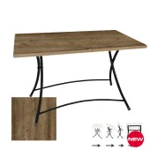 Modern Katlanır Werzalit Tabla Masa (80X120) - Canyon Hidalgo - 1