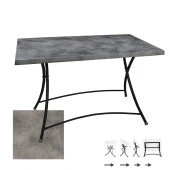 Modern Katlanır Werzalit Tabla Masa (70x120) - Copperfield - 1