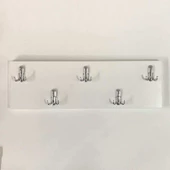 MODİLAYN Manolya Ahşap 10'lu Duvar Askısı 17X50 cm Kapı Arkası Amerikan Askı - 2