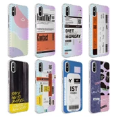 Xiaomi Redmi 9A Uyumlu  Uyumlu KılıfAirbag Kenarlı Renkli Desenli Silikon Elegans Kapak - 2