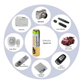 GP BATTERIES 27A 12V Alkalin High Voltage Pil Kumanda Oyuncak Tansiyon Aleti Pili 1li Kart - 7