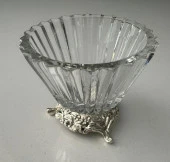 Selim Dekor Yaldızlı Minik Çerezlik Gümüş - 1