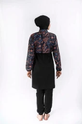 Tesmay 22110 Dijital Desenli 2 Li  Tesettür Mayo thumbnail 2