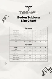 Tesmay 22110 Dijital Desenli 2 Li  Tesettür Mayo thumbnail 5