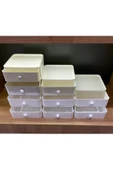 Beyaz 9'lu Çekmeceli Takı, Makyaj Ve Kozmetik Düzenleyici Çekmece (BEYAZ), Ofis Masa Düzenleyici thumbnail 4
