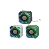 Sunix 800 Mah Kablosuz 5.2 Ledli Taşınabilir Bluetooth Hoparlör Siyah BTS-86 - 1