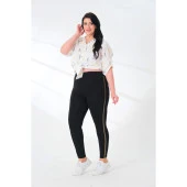 Yüksek Bel Likralı Tayt - 1