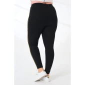 Yüksek Bel Likralı Tayt - 4