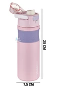 Vagonlife 580 ML Çelik Termos Pipetli/Pipetsiz(Rahat İçim) Kaydırmaz Gövde-FFVGN033580ML - 11