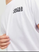 JACK JONES Yazılı Erkek Bisiklet Yaka Tişört 12151955 - 4