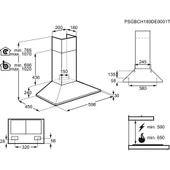 Electrolux EFC226R Duvar Tipi Davlumbaz 60 cm - 2
