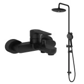 Artema Root Round Banyo Batarya VitrA Joy 3C Mat Siyah Tepe Duş Seti A4579836 thumbnail 1