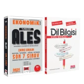 Yargı 2024 ALES Ekonomik Seri Çıkmış Sorular Son 7 Yıl ve AKM Dil Bilgisi Soru Bankası Seti 2 Kitap - 1