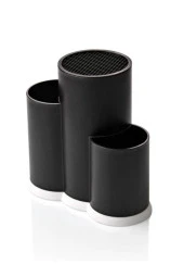 3 Bölmeli Kaşıklık - Şef Bıçaklık Standı Siyah - 3